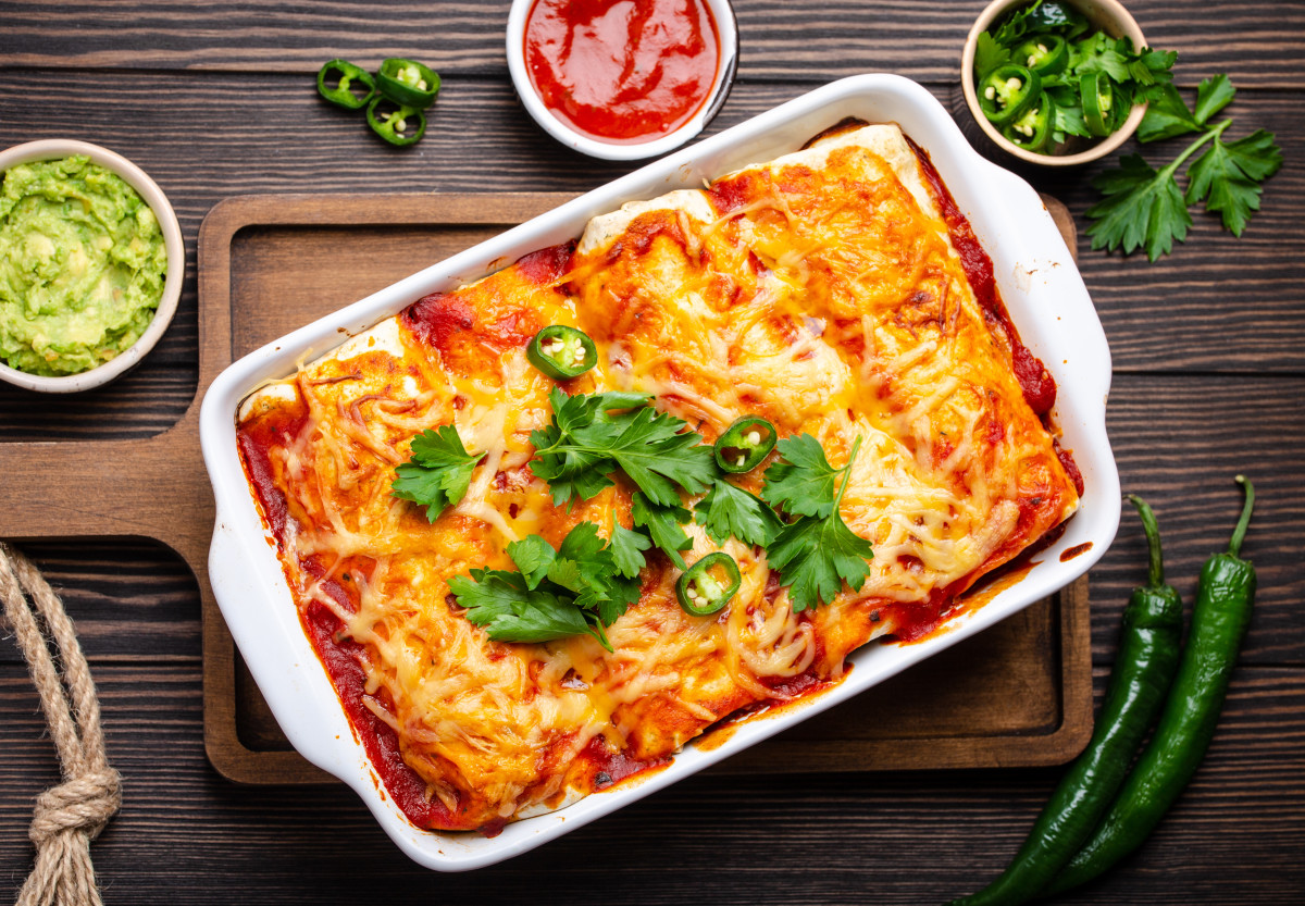 These 'Cheesy Lobster Enchiladas' Are a Total Vibe Delishably News