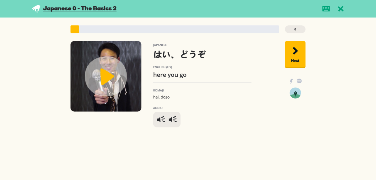Introducing words and phrases on Memrise