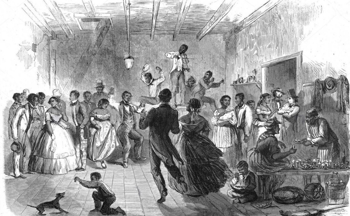 A "Negro Ball" in Charleston, SC, circa 1860