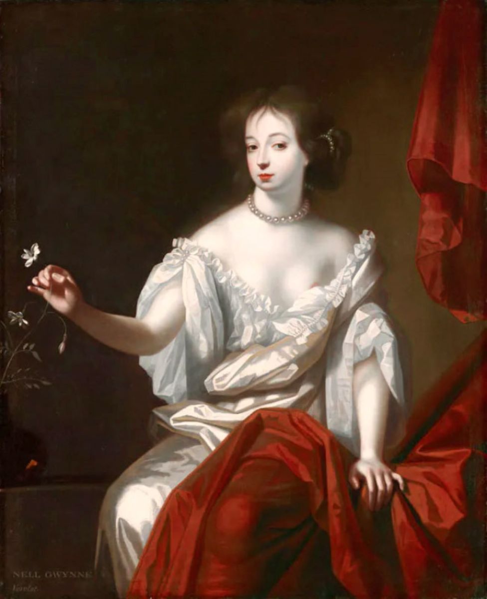 The witty and pretty Nell Gwyn, actress, orange seller and king's mistress.