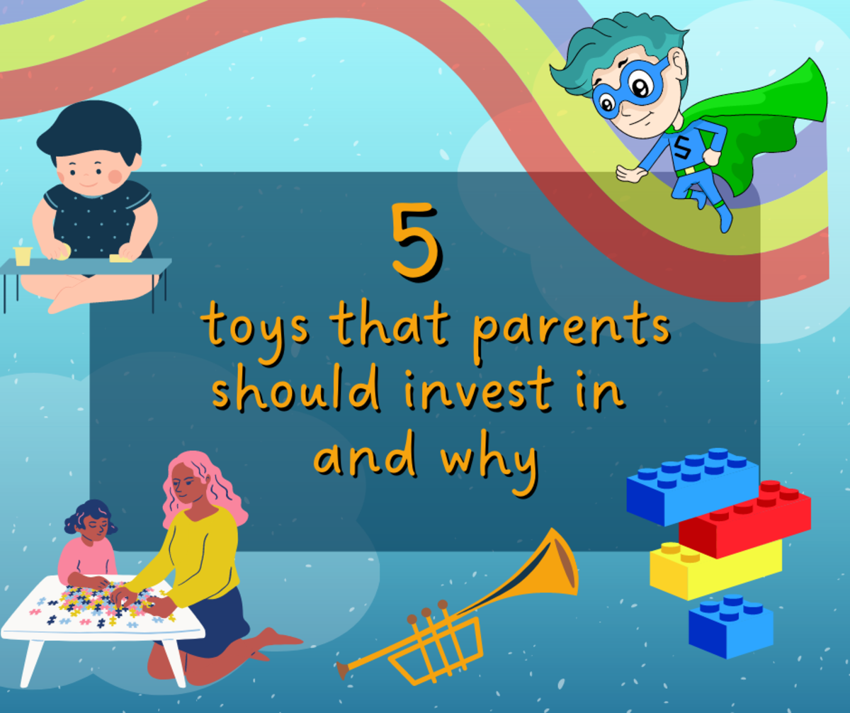 Parents are encouraged to invest in toys that help in their children's overall growth and development.