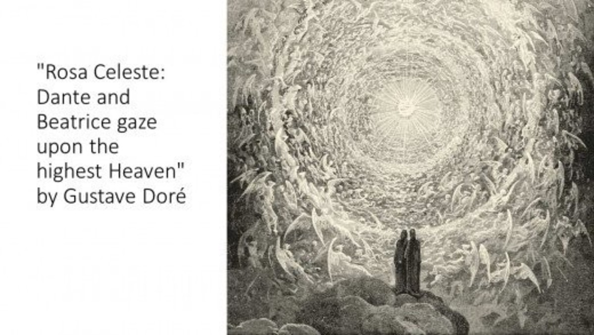 By Gustave Doré — Alighieri, Dante; Cary, Henry Francis (ed) (1892) “Canto XXXI” in The Divine Comedy by Dante, Illustrated, Complete, London, Paris & Melbourne: Cassell & Company 