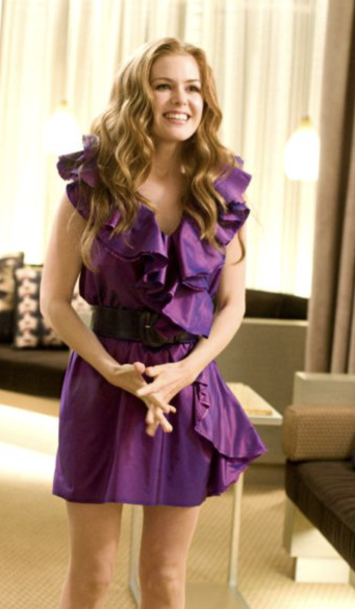 Isla Fisher as Rebecca Bloomwood from Confessions of a Shopaholic