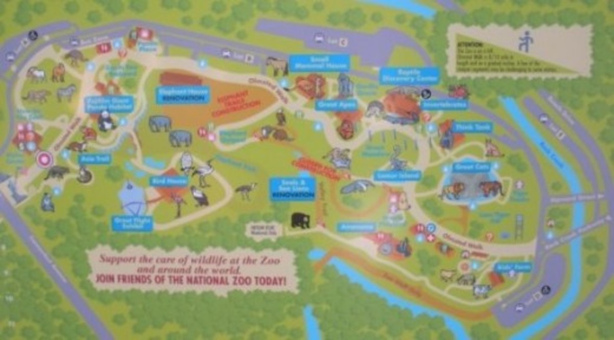 national zoo map