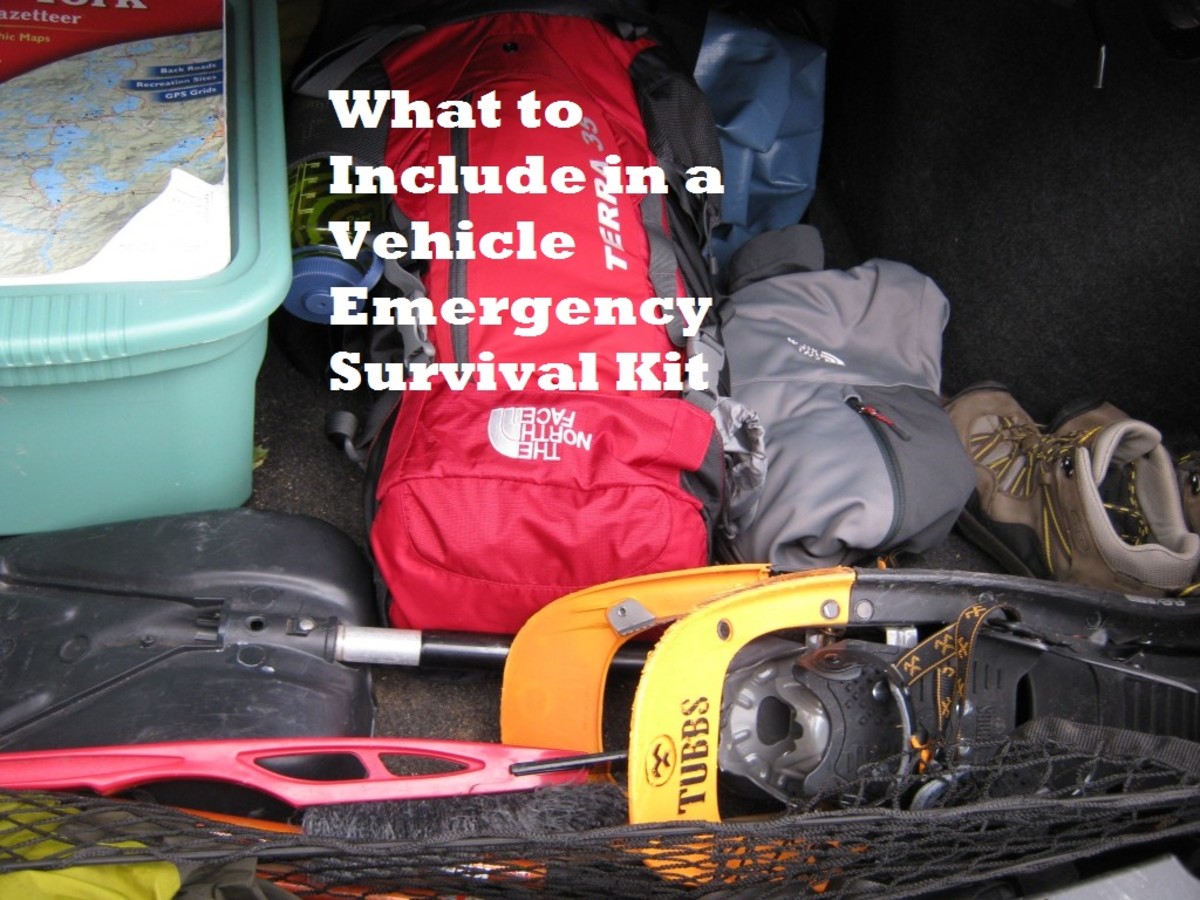A well stocked trunk is the key to surviving a winter driving emergency.  