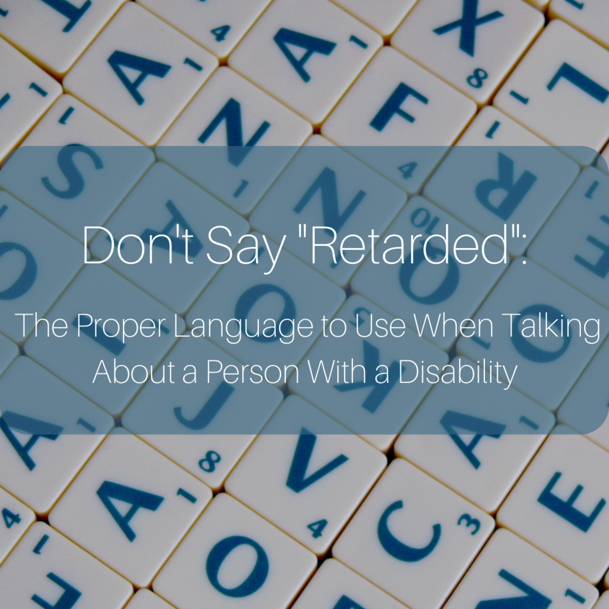 Learn what the proper language is when referring to a person with a disability. 