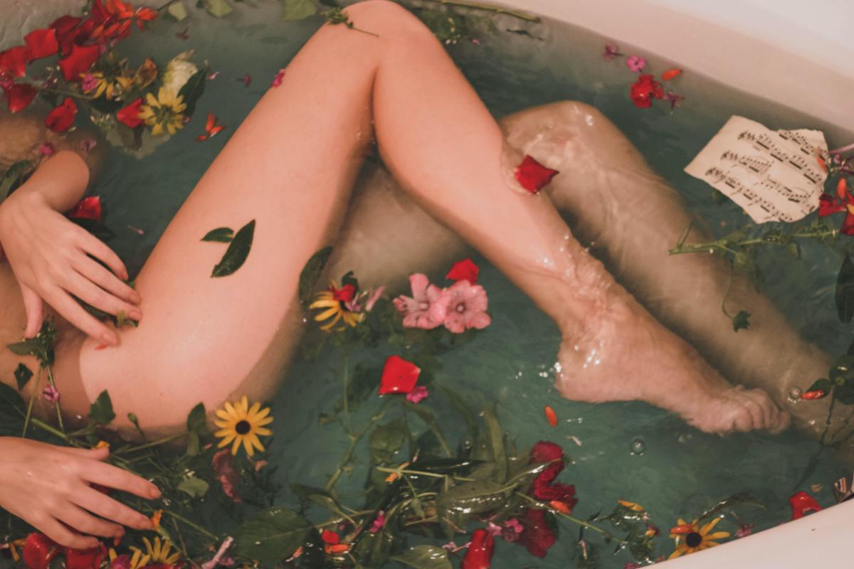 A ritual bath is a terrific New Moon ritual to prepare you for the building light.