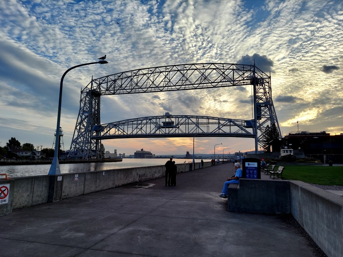 The Historic Lift Bridge in the Duluth Harbor