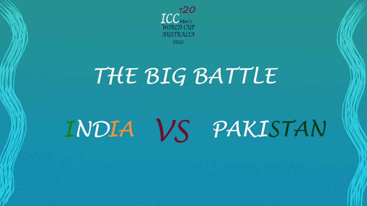 The Big Game of the T20 World Cup: India VS Pakistan