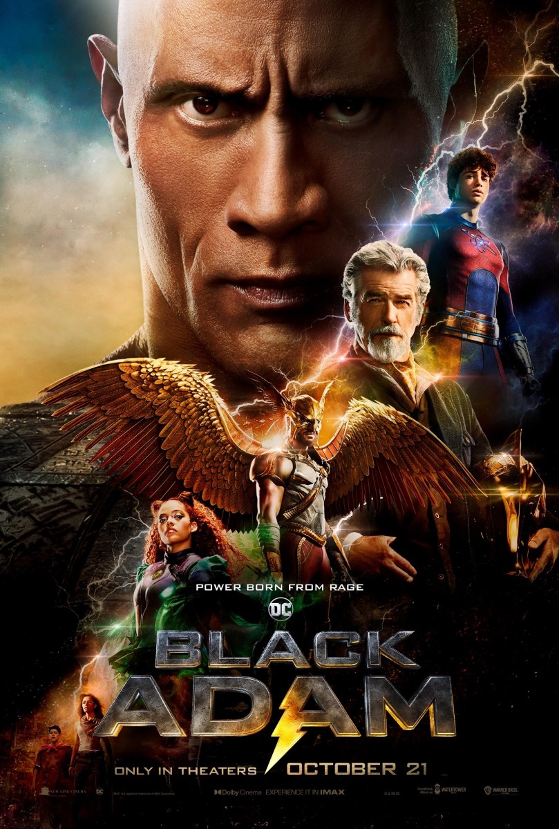 One of many theatrical one-sheet posters for, "Black Adam."