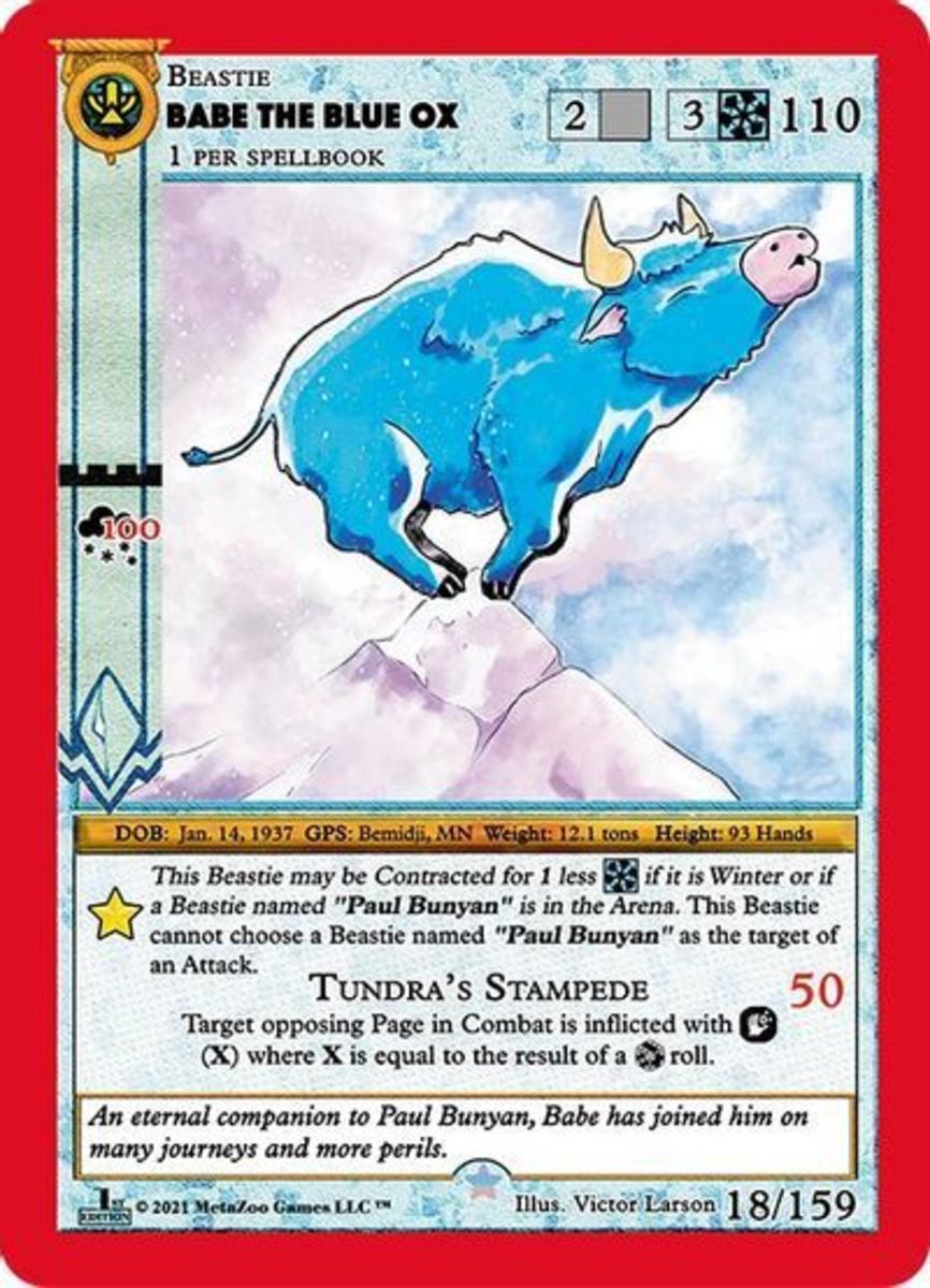 Babe the Blue Ox, Cryptid Nation: First Edition