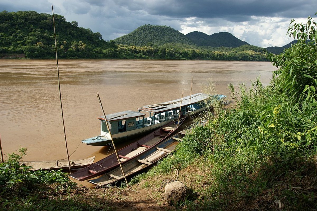 Mekong River in Laos 