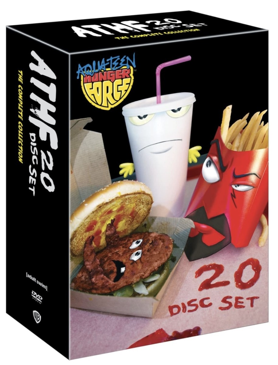 Some Will or Won’t Want The 20 DVD Box Set of The Aqua Teen Hunger Force: The Baffler Meal Complete Collection