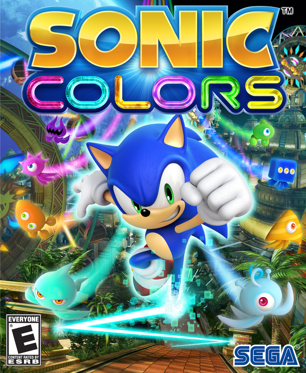 "Sonic Colors" North American Cover Art