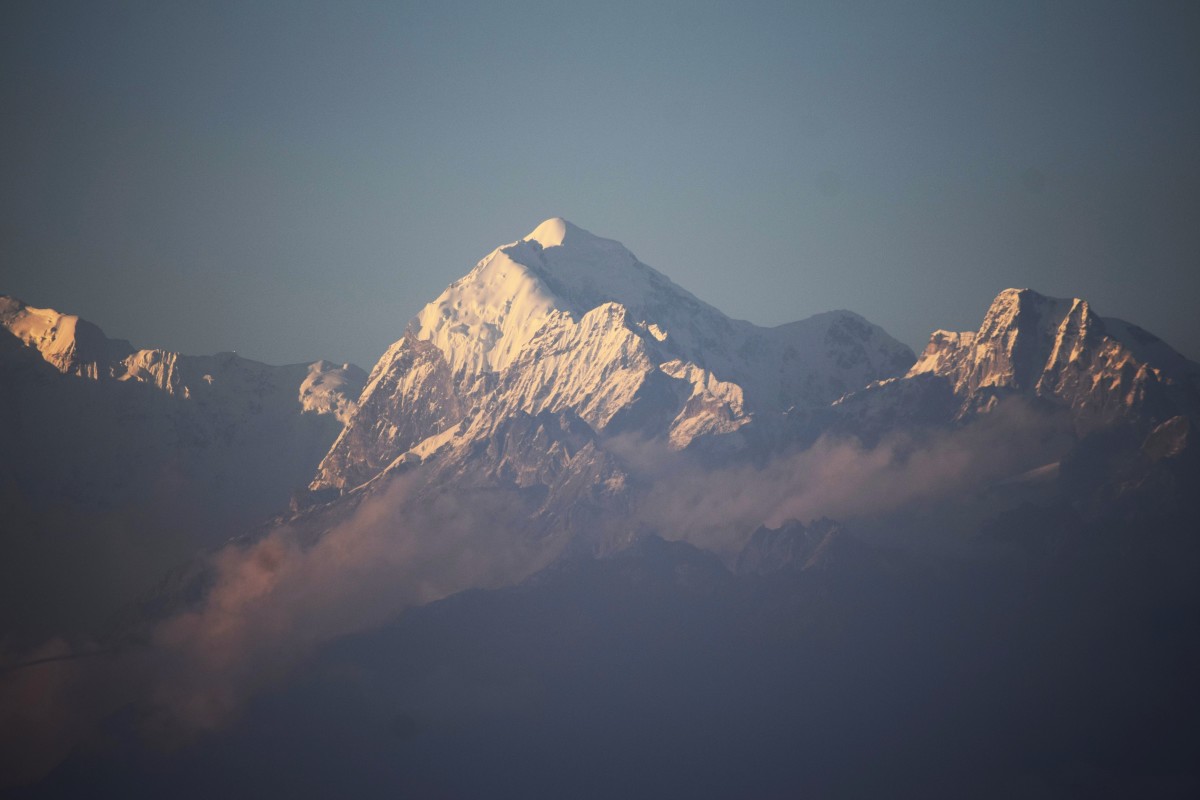 Mount Pandim, as seen from Darjeeling