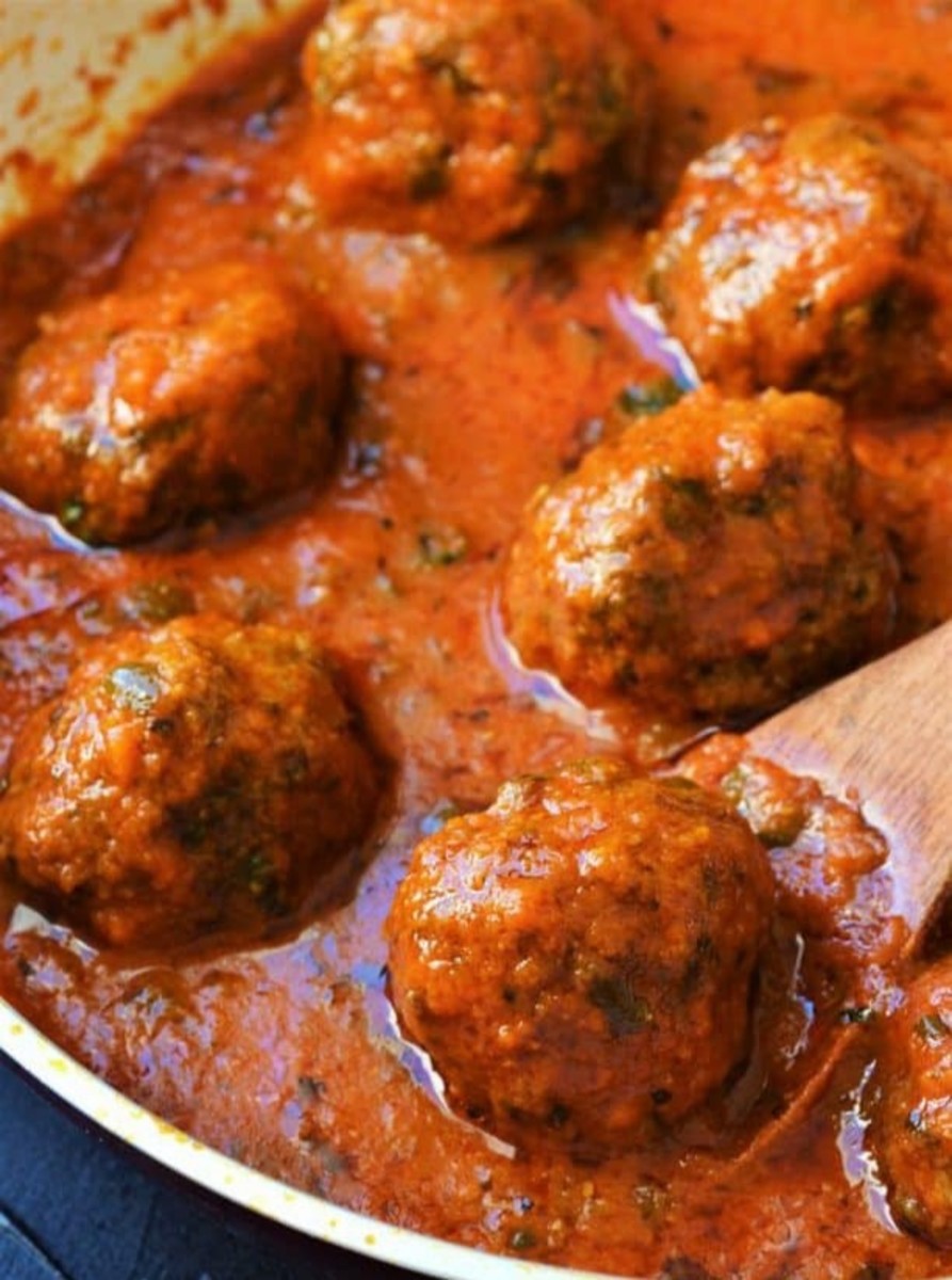 Chicken Kofta Balls Curry Recipe For Lunch