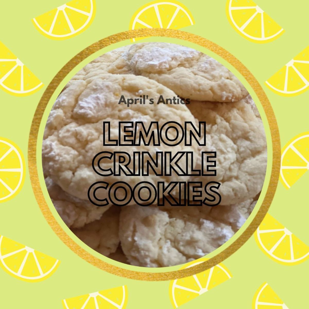 Soft and Chewy Lemon Crinkle Cookies