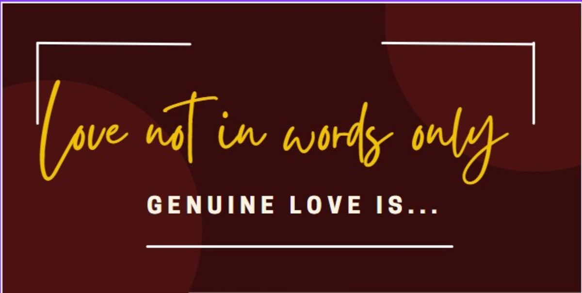 Genuine  Love Is...
