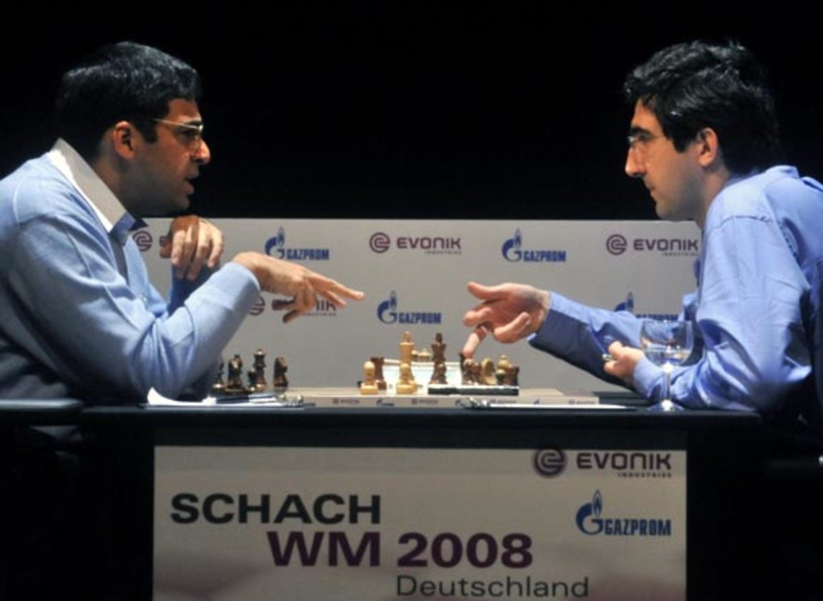 World Champion Viswanathan Anand would battle Vladimir Kramnik for the 2008 Championship. 