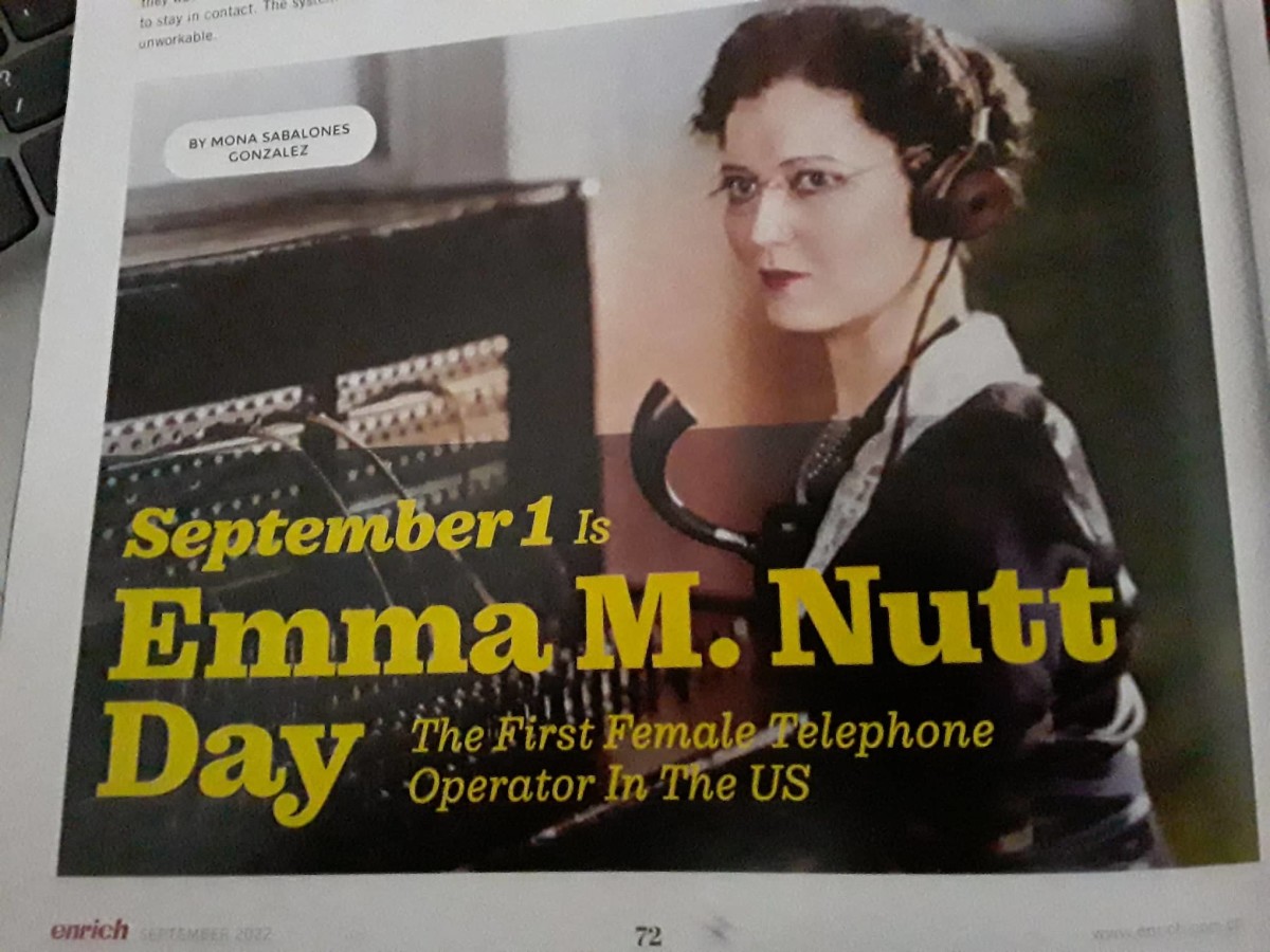 Emma M. Nutt, the First Female Telephone Operator in the US