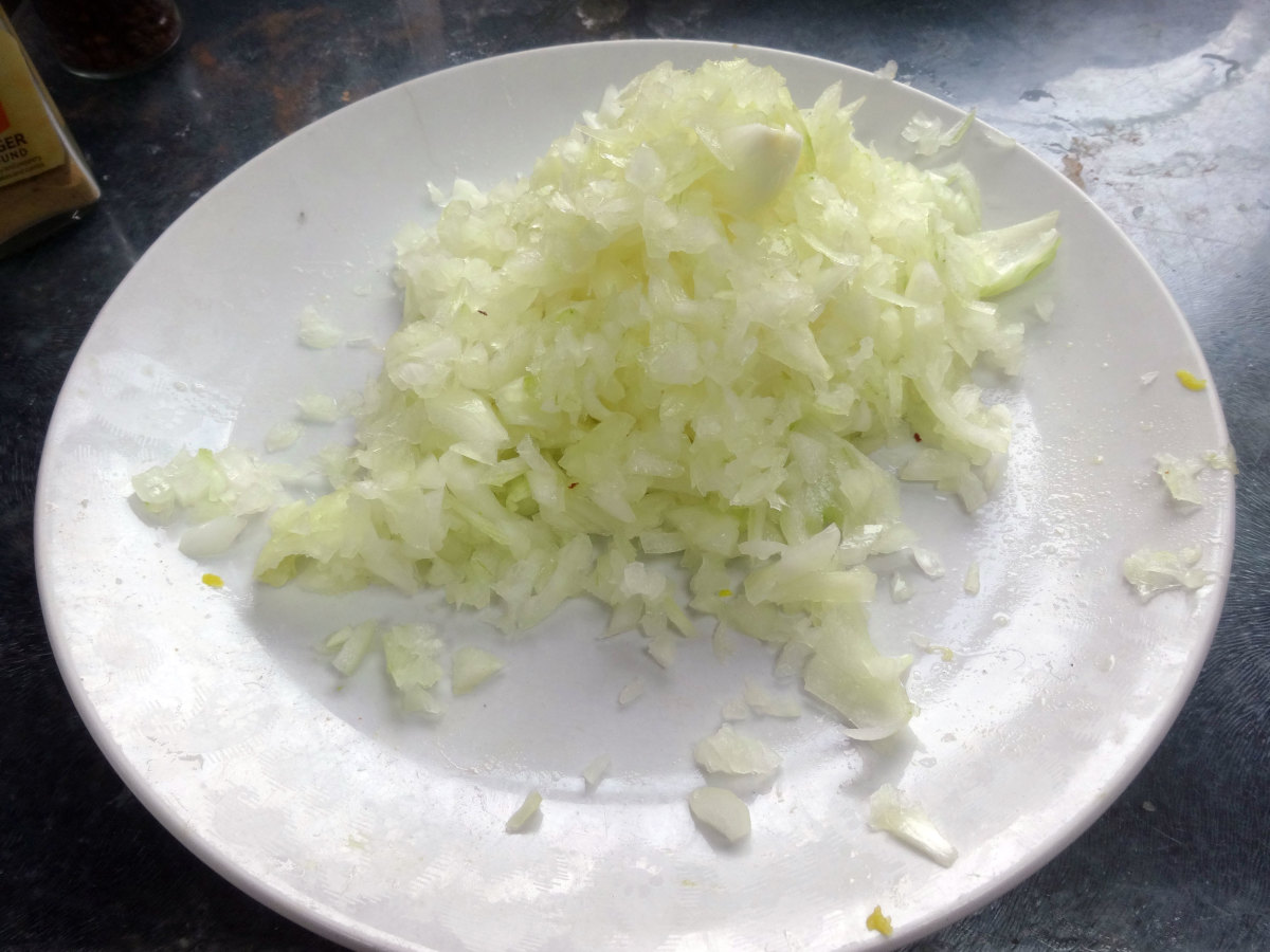 Onions finally chopped