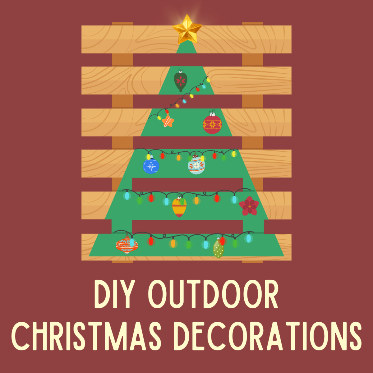 easy homemade outdoor christmas decorations