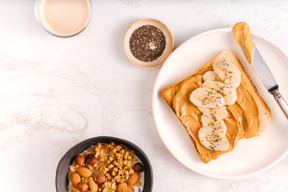 I combine bananas with other high-energy foods like peanut butter and nuts for the ultimate morning energy boost!