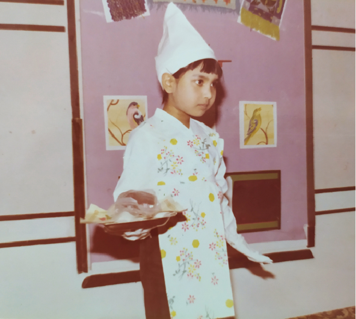 Pic: Me, as a Baker, Participating in “The Grumbler” Play