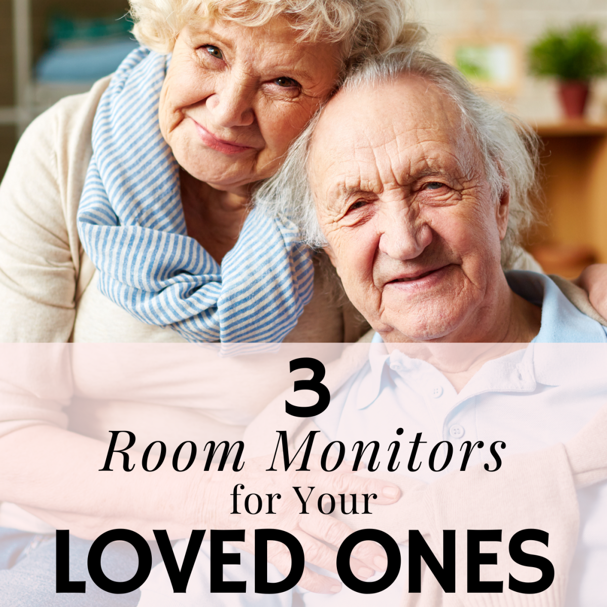 Three room monitors for the elderly