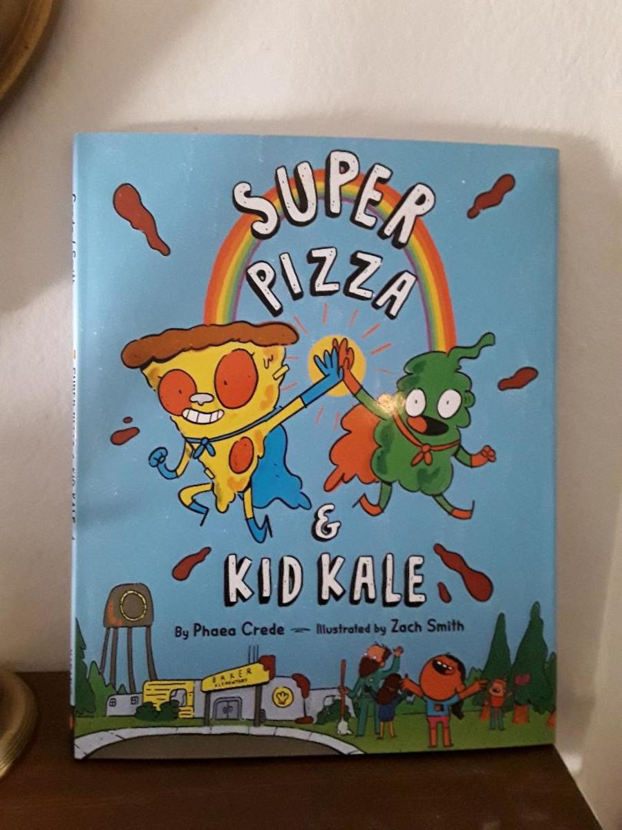 Fun adventures in the school cafeteria with Super Pizza and Kid Kale