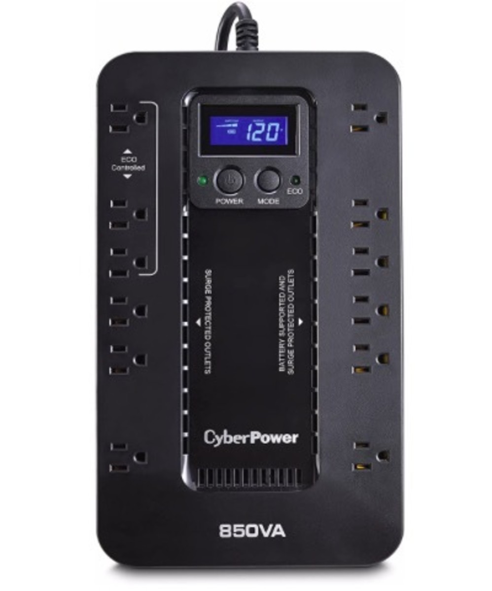 Your Desktop Computer Needs the CyberPower EC850LCD Ecologic Battery Backup & Surge Protector UPS System