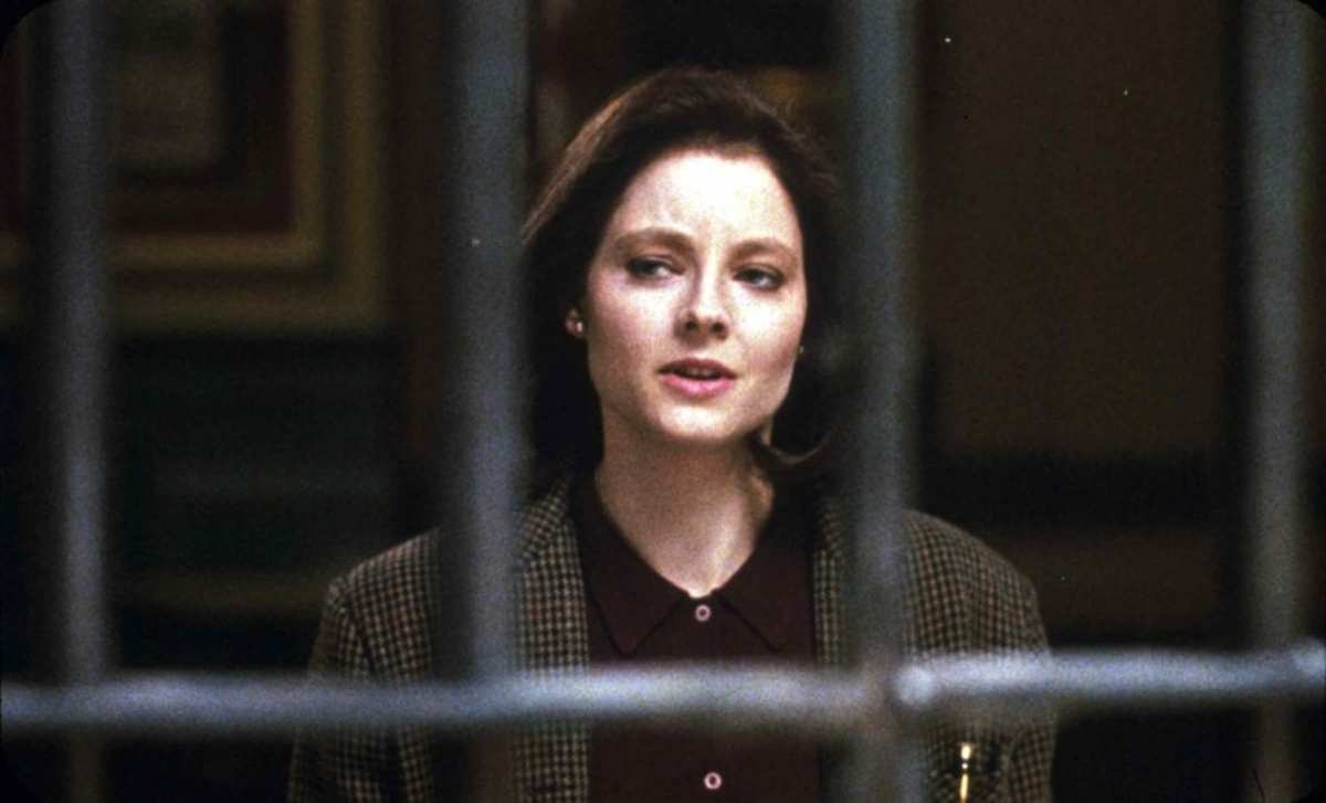 Clarice Starling (Jodie Foster) as seen in Jonathan Demme's Silence of the Lambs.