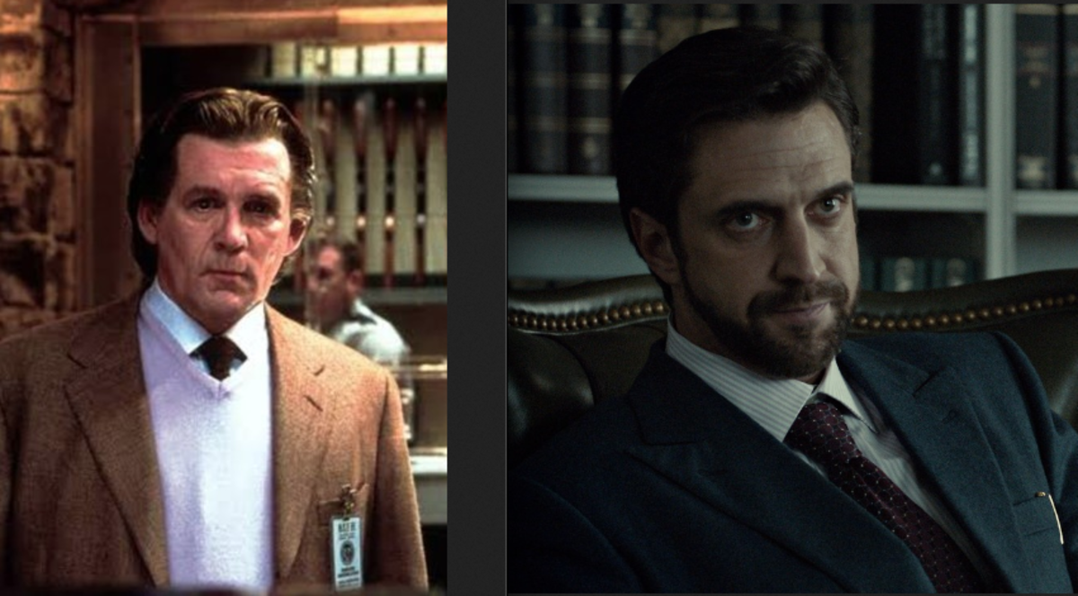 Anthony Heald (left) and Raúl Esparza (right) who both play Dr. Chilton in different adaptations of Thomas Harris novels.
