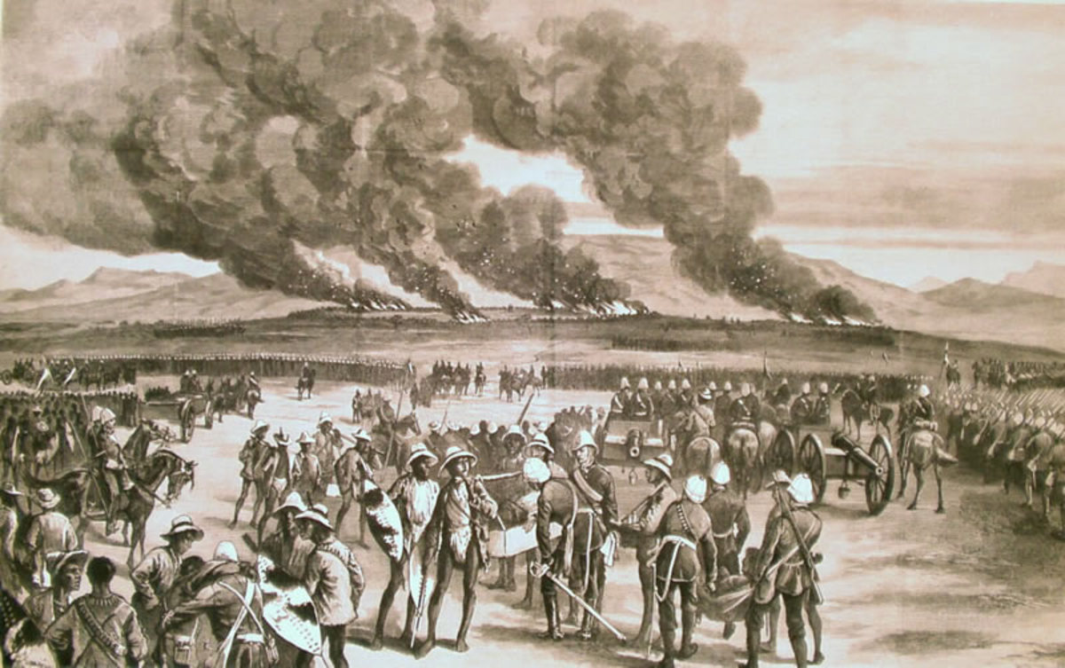The last battle of the Zulu Wars saw the British kill more than 10,000 Zulus with two rapidly repeating Gatling guns and artillery fire. The British victory brought the Zulu Wars to an end.