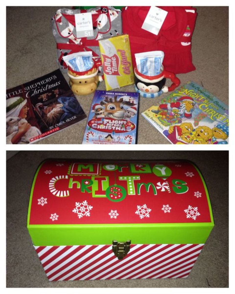 Children's christmas store eve box ideas