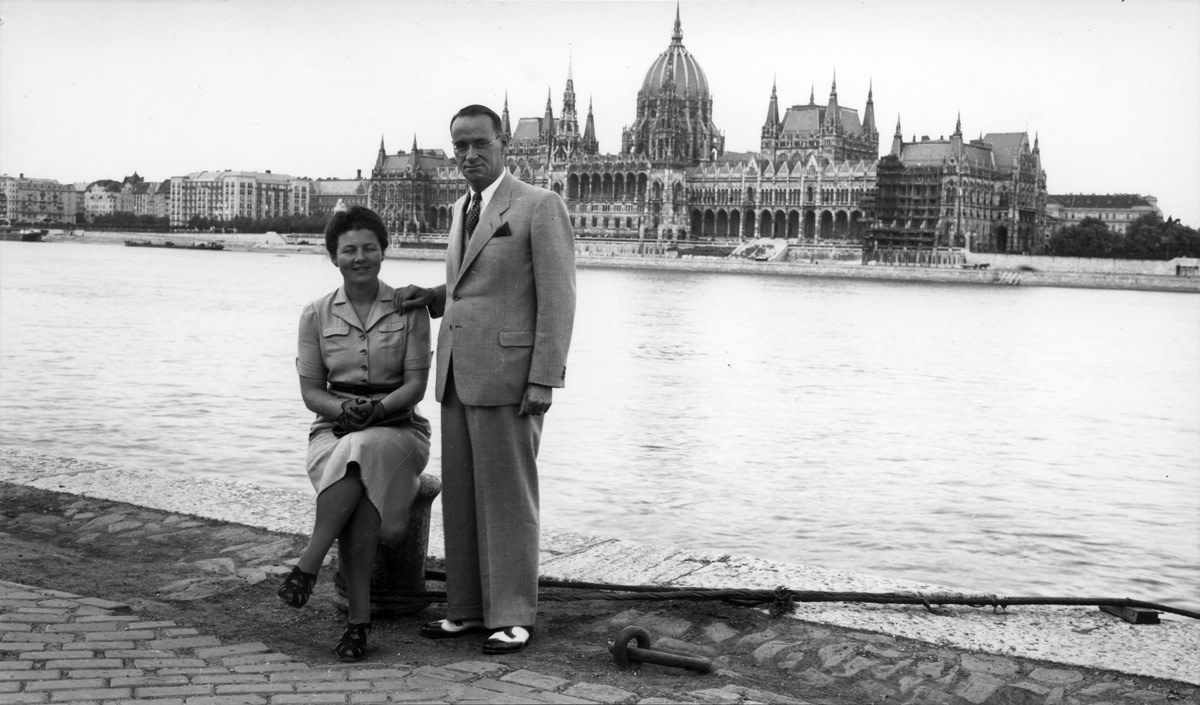 Carl Lutz Swiss diplomat and his wife in 1943. Carl Lutz was the first Swiss national named to the list of "Righteous Among the Nations" by Yad Vashem, Israel's memorial to the Holocaust.