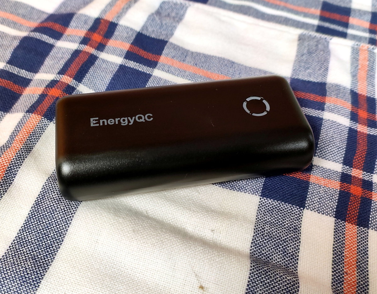 EnergyQC 10000mAh Portable Phone Charger 