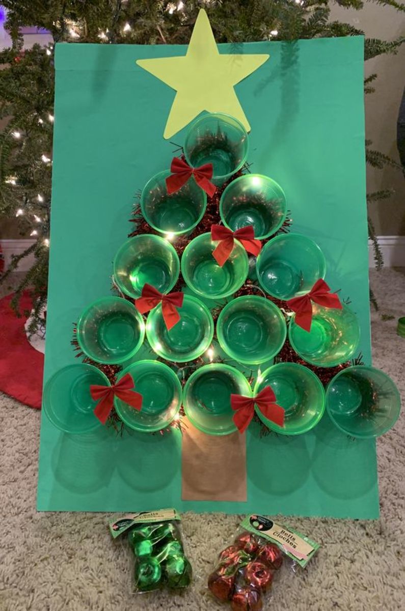 Christmas tree jingle bell toss