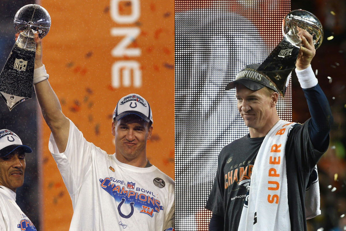 Manning won Super Bowls with the Colts and Broncos.