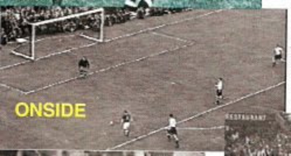 Recently unearthed footage shows that Ferenc Puskas was onside when he tapped in the equalizer for Hungary.