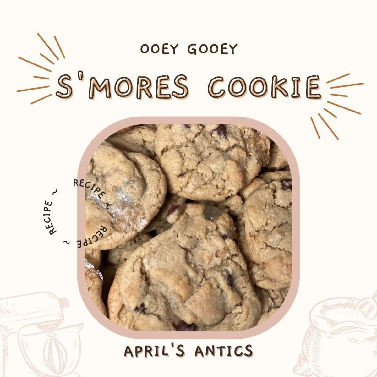 Ooey Gooey S'mores Cookies