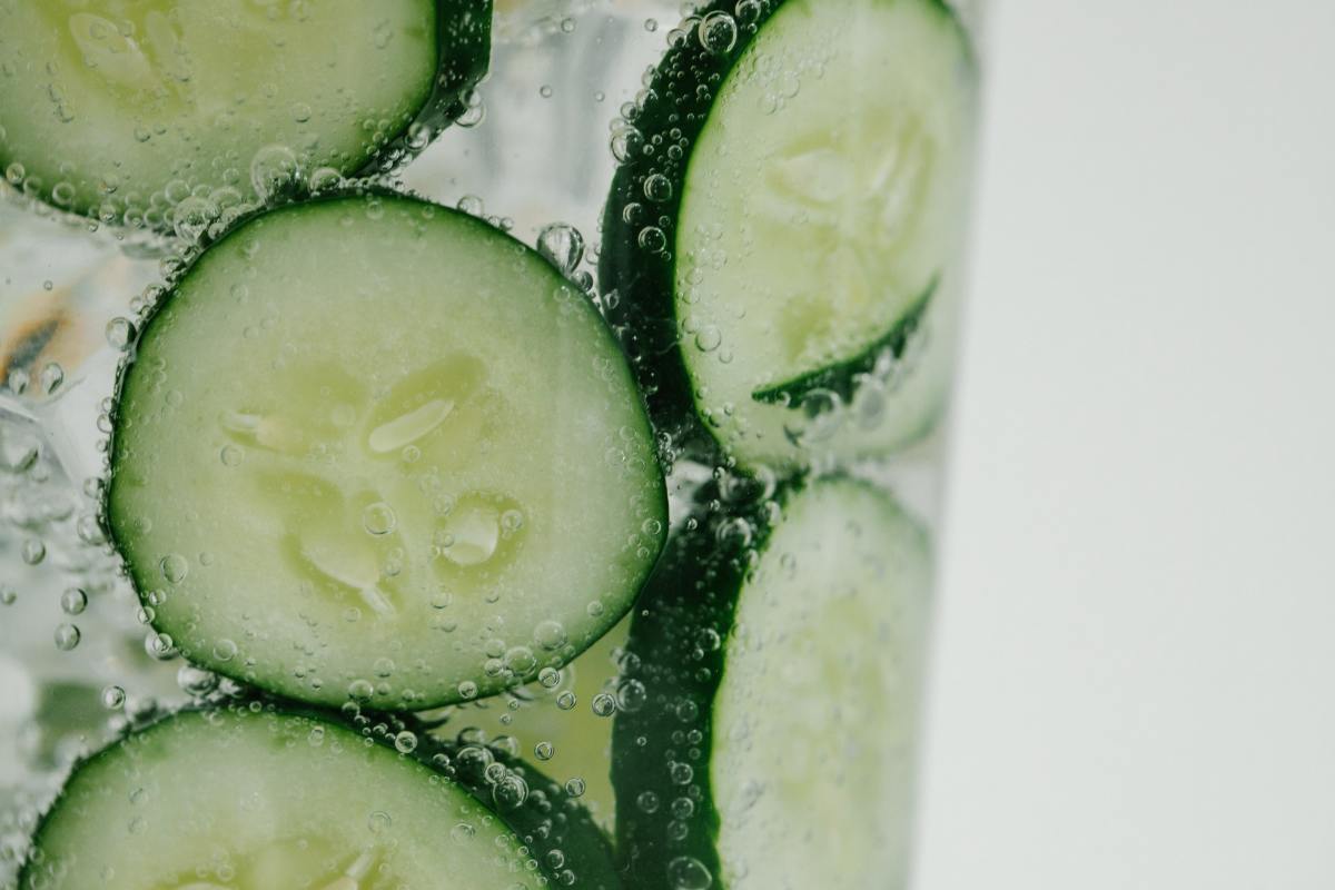 Cucumber water is quick to make and has many health benefits