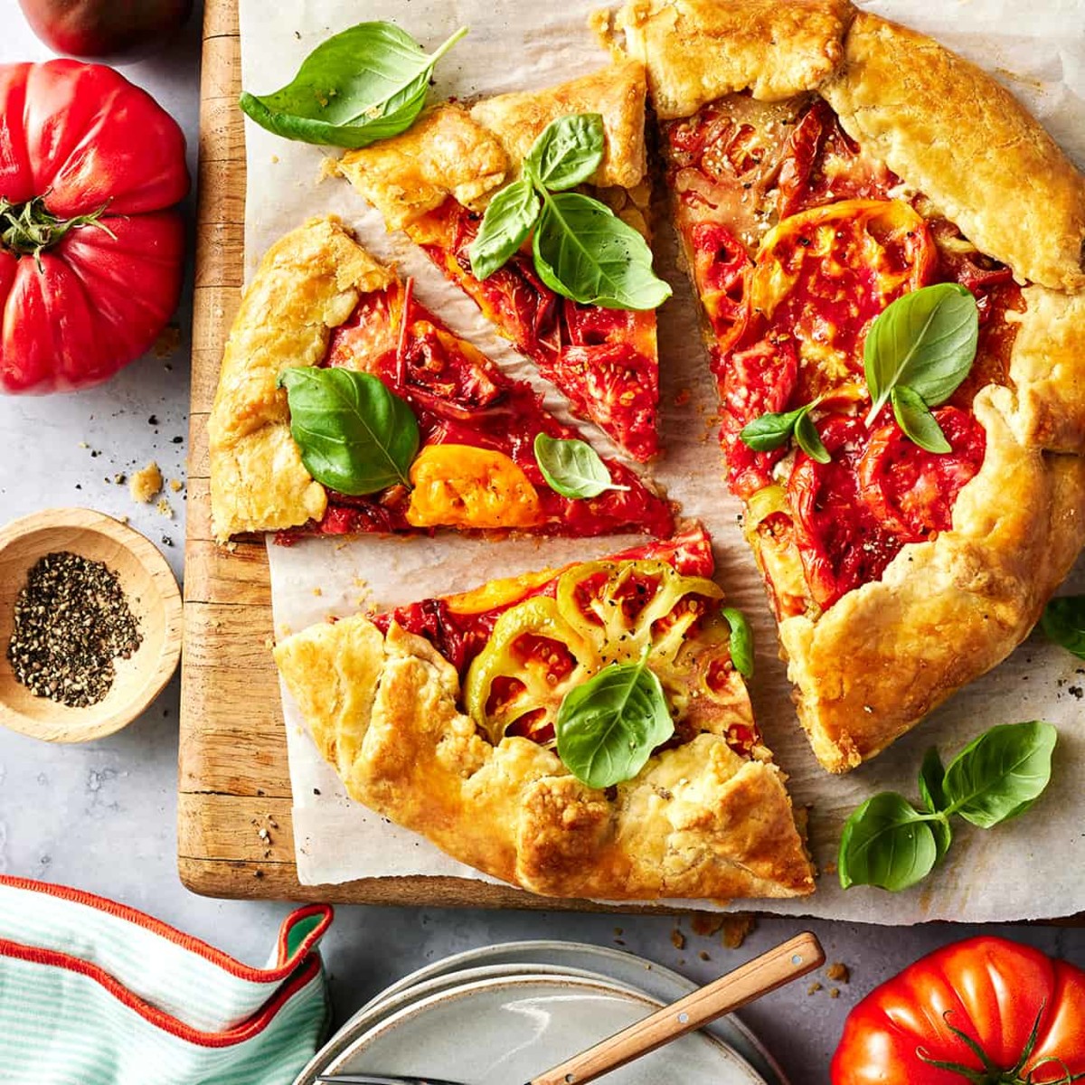 Tomato With Cheese Galette Recipes From Scratch