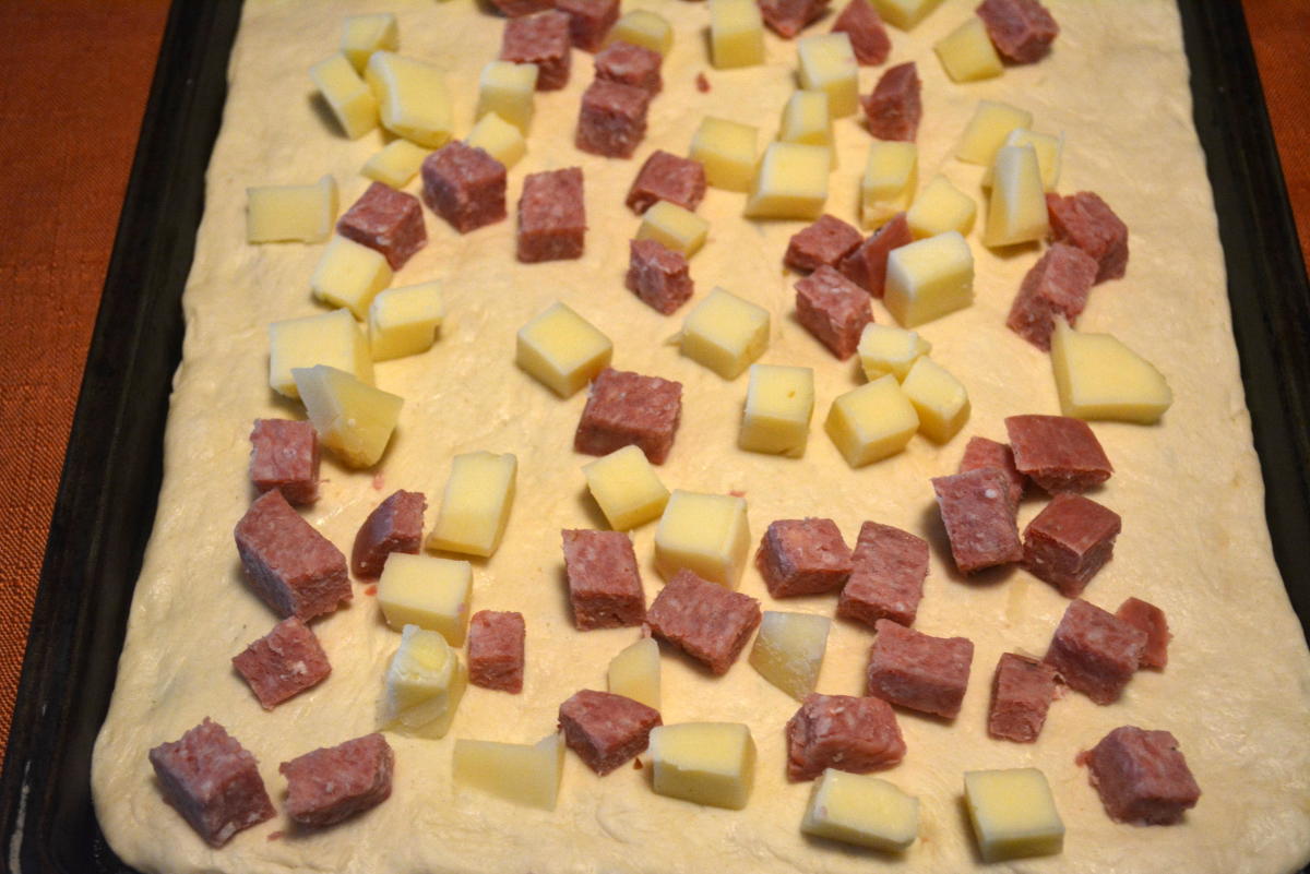 Grandmother's Italian Tort Stuffed Meat and Cheese Bread Delishably