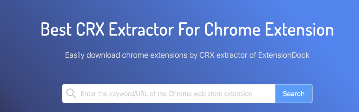 How to Save Chrome Extensions as CRX Files