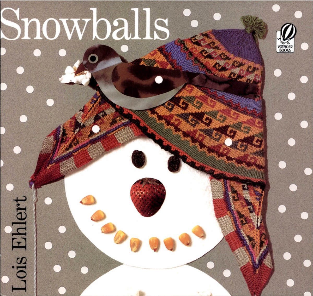 Snowballs by artist/writer Lois Ehlert is a classic winter collage storybook with a simple storyline and lots of fun collage pictures made from quirky objects.