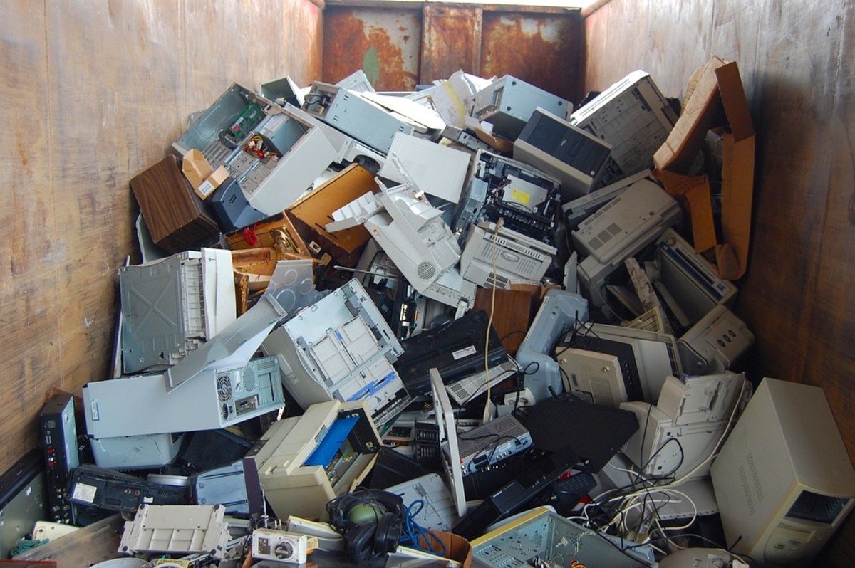Electronics that are nearing the end of their useful lives and are discarded, donated, or recycled are referred to as electronic waste (also known as e-waste).