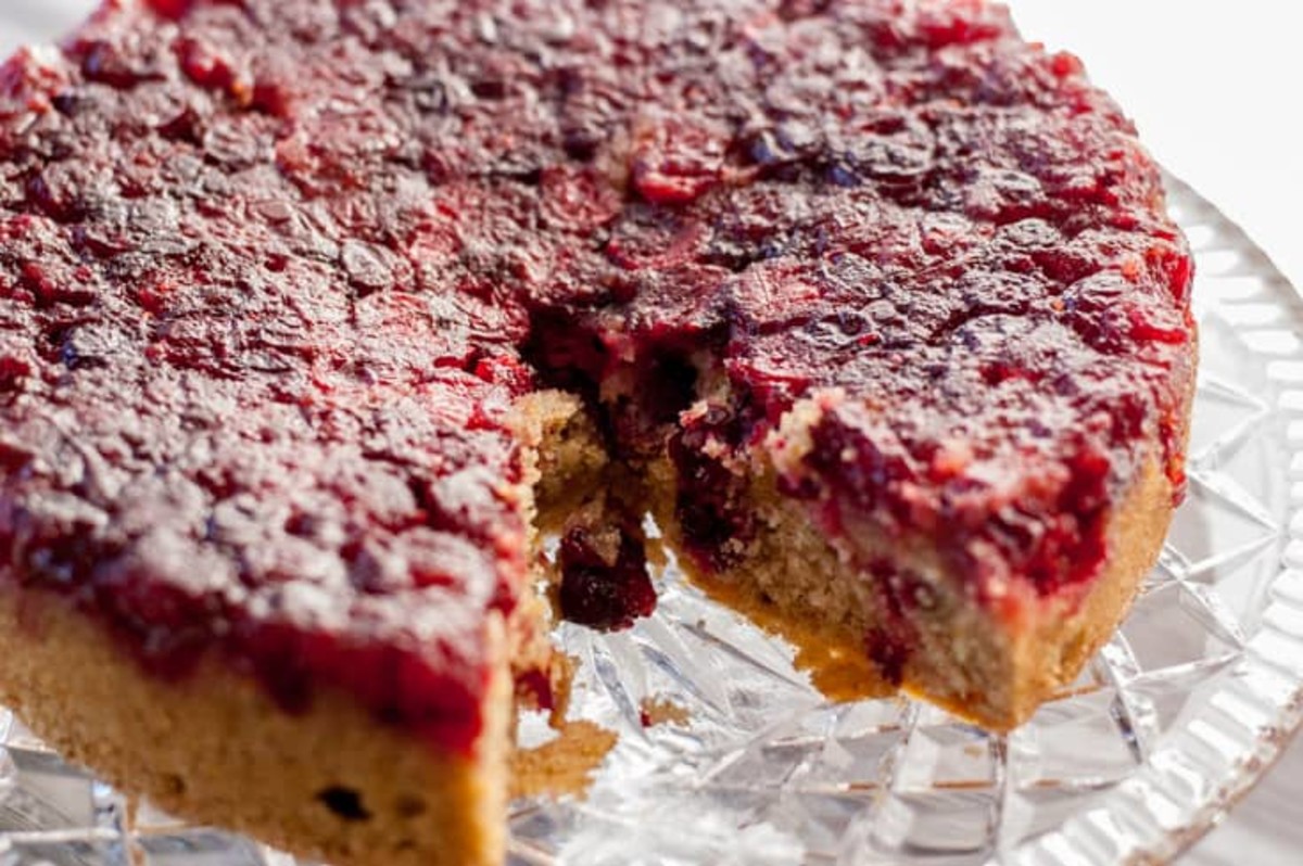 New Jersey - Cranberry Upside Down Cake