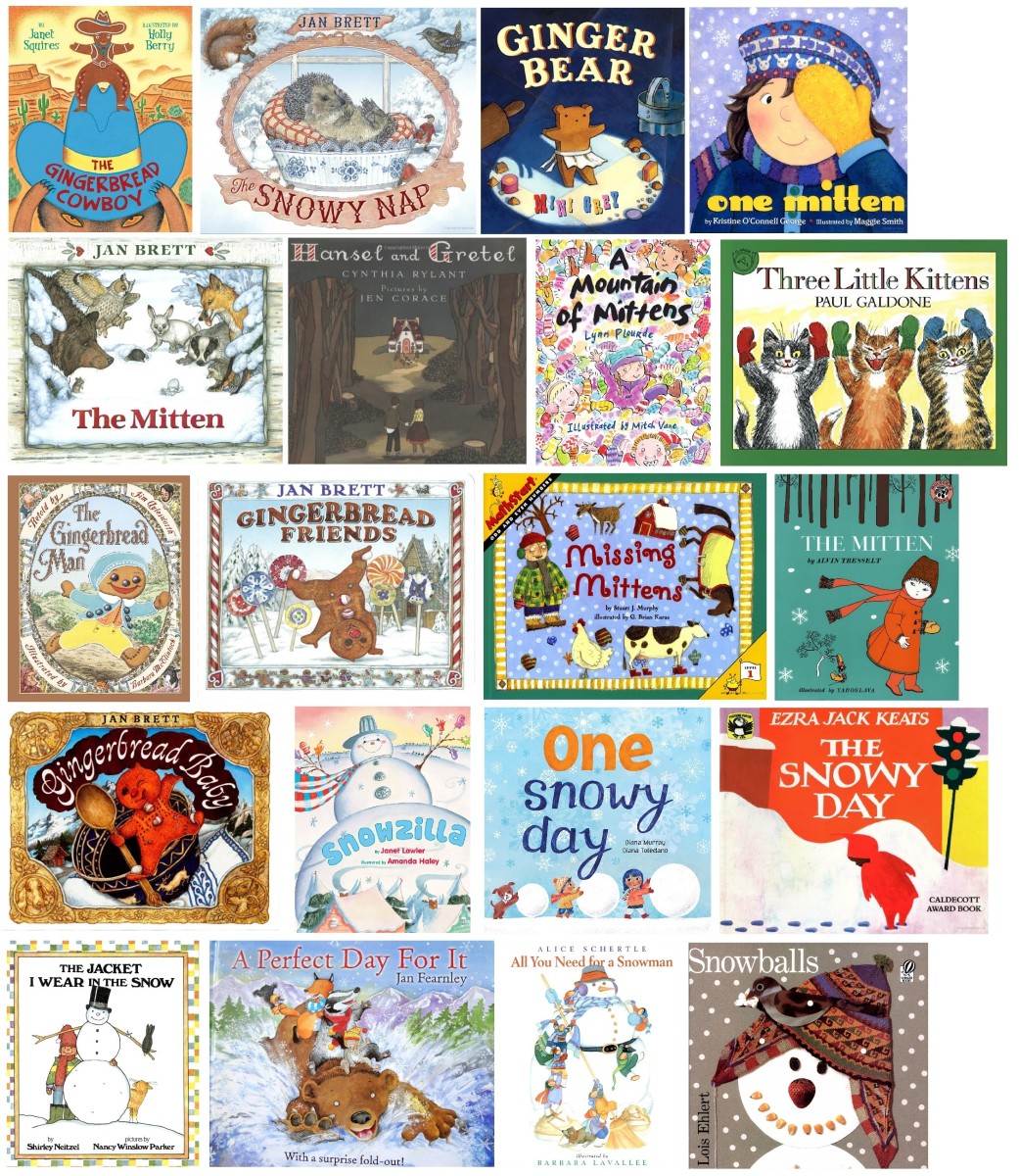 Children's books for December include plenty of gingerbread, snow, and mittens-themed books!