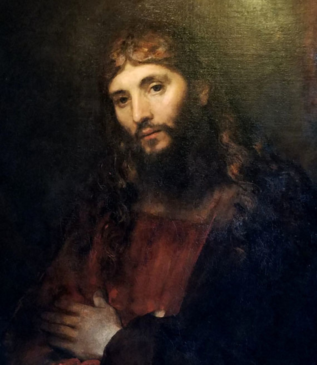 Painting of Jesus by Rembrandt